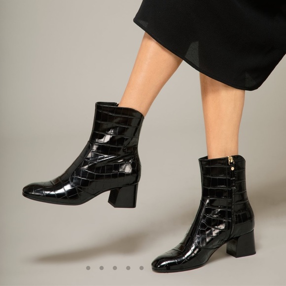 NEW M. Gemi Corsa Concavo Beige Crocodile Boot - Picture 4 of 14